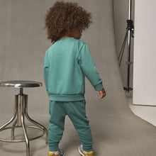 Load image into Gallery viewer, Green Logo Sweatshirt And Joggers Set (3mths-6yrs)