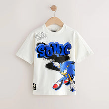 Load image into Gallery viewer, Ecru Sonic T-Shirt (4-12yrs)