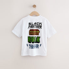 Load image into Gallery viewer, White Back Print Marvel Avengers Short Sleeve T-Shirt (3-12yrs)
