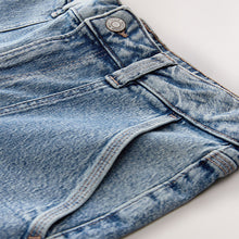 Load image into Gallery viewer, Light Blue Ankle Straight Leg Carpenter Jeans