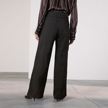 Load image into Gallery viewer, Black Lift Slim and Shape Wide Leg Jeans