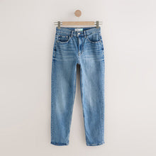 Load image into Gallery viewer, Light Blue Column Mom Jeans