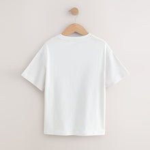 Load image into Gallery viewer, White Horses Oversized Graphic Print T-Shirt (3-12yrs)