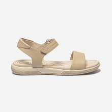 Load image into Gallery viewer, Women's Sandals Light Beige Leather
