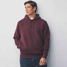 Load image into Gallery viewer, Burgundy Red Textured Overhead Hoodie