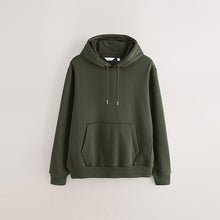 Load image into Gallery viewer, Khaki Green Regular Fit Heavyweight Cotton Rich Jersey Hoodie