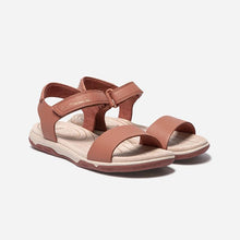 Load image into Gallery viewer, Women's Sandals Light Orange Leather