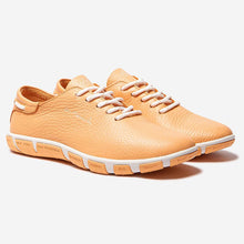 Load image into Gallery viewer, JAZARU Women's Comfort Sneakers Orange Leather