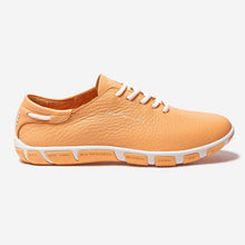 Load image into Gallery viewer, JAZARU Women's Comfort Sneakers Orange Leather
