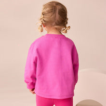 Load image into Gallery viewer, Pink Rainbow Cloud Character Long Sleeve T-Shirt (3mths-6yrs)