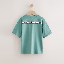 Load image into Gallery viewer, Mid Blue Mario Gaming T-Shirt (3-12yrs)