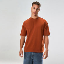 Load image into Gallery viewer, Orange Rust Relaxed Fit Heavyweight T-Shirt