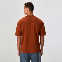 Load image into Gallery viewer, Orange Rust Relaxed Fit Heavyweight T-Shirt
