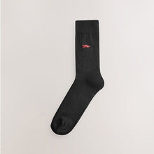 Load image into Gallery viewer, Black Sports Cars Fun Embroidered Socks 5 Pack