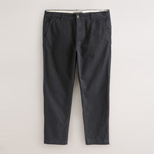 Load image into Gallery viewer, Charcoal Grey Regular Tapered Fit Heritage Cotton Rich Trousers