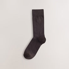 Load image into Gallery viewer, Blue/Grey/Green Embroidered Lasting Fresh Socks