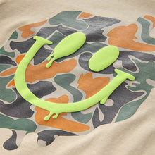 Load image into Gallery viewer, Stone Camo Smile Regular Fit Short Sleeve Graphic Print T-Shirt (3-12yrs)