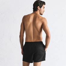 Load image into Gallery viewer, Black Waffle Texture 5 Inch Swim Shorts