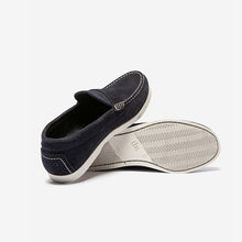 Load image into Gallery viewer, PALERMO Men's loafers Soft navy suede leather