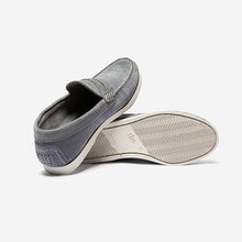Load image into Gallery viewer, PALERMO Men's loafers Soft blue suede leather