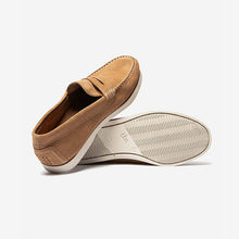 Load image into Gallery viewer, PALERMO Men's loafers soft brown suede leather