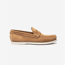 Load image into Gallery viewer, PALERMO Men's loafers soft brown suede leather