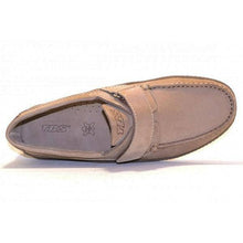 Load image into Gallery viewer, Men's Boat Shoes Scratch Leather Beige