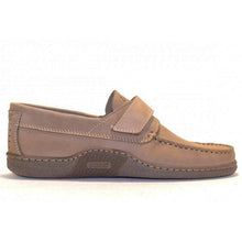 Load image into Gallery viewer, Men's Boat Shoes Scratch Leather Beige
