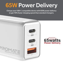 Load image into Gallery viewer, PROMATE 65W Power Delivery GaNFast™ Charging Adaptor