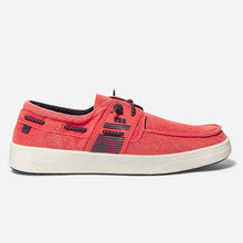 Load image into Gallery viewer, Boat Shoes Men Red & Navy GEOBOAT