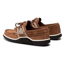 Load image into Gallery viewer, Men's Boat Shoes Tan Leather