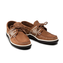 Load image into Gallery viewer, Men's Boat Shoes Tan Leather
