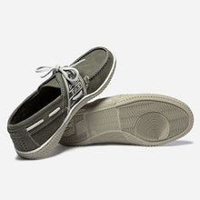 Load image into Gallery viewer, Men's Boat Shoes Leather Khaki