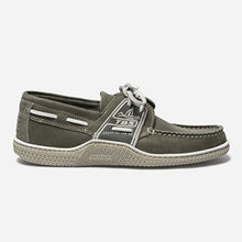 Load image into Gallery viewer, Men's Boat Shoes Leather Khaki