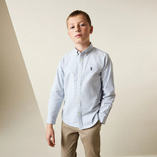 Load image into Gallery viewer, Blue Stripe Oxford Shirt (3-12yrs)