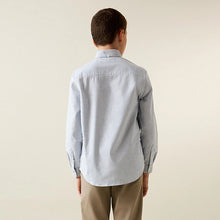 Load image into Gallery viewer, Blue Stripe Oxford Shirt (3-12yrs)