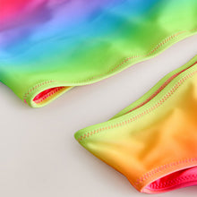 Load image into Gallery viewer, Rainbow Ombre Bikini (3-12yrs)