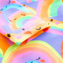 Load image into Gallery viewer, Purple Rainbow Long Leg Sunsafe Swimsuit (6mths-6yrs)