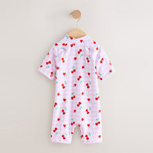 Load image into Gallery viewer, Pink Cherry Gingham Sunsafe Swimsuit (6mths-6yrs)