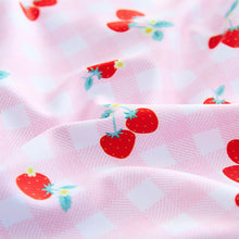 Load image into Gallery viewer, Pink Cherry Gingham Sunsafe Swimsuit (6mths-6yrs)