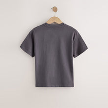 Load image into Gallery viewer, Charcoal Grey Butterfly Sequin Graphic T-Shirt (3-12yrs)