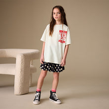 Load image into Gallery viewer, Ecru Bagel Oversized Graphic Print T-Shirt (3-12yrs)