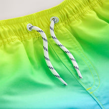 Load image into Gallery viewer, Yellow/Blue Ombre Swim Shorts (3-12yrs)