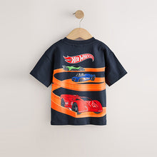 Load image into Gallery viewer, Navy Hot Wheels Short Sleeve T-Shirt (9mths-6yrs)