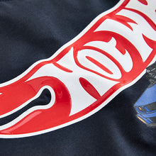Load image into Gallery viewer, Navy Hot Wheels Short Sleeve T-Shirt (9mths-6yrs)