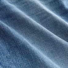 Load image into Gallery viewer, Mid Blue Straight Fit Authentic Stretch Denim Jeans