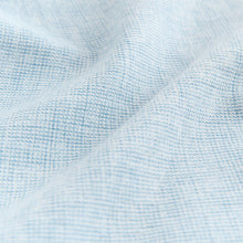 Load image into Gallery viewer, Light Blue Button Down Collar Cotton Linen Blend Long Sleeve Shirt