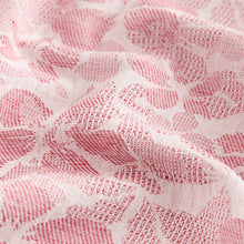 Load image into Gallery viewer, Pink Textured Floral Print Short Sleeve Shirt