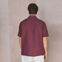 Load image into Gallery viewer, Pink N.Premium Linen Tencel Blend Short Sleeve Shirt
