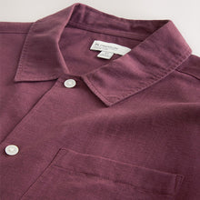 Load image into Gallery viewer, Pink N.Premium Linen Tencel Blend Short Sleeve Shirt